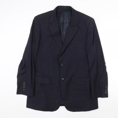 Mens UK Size 38 Brook Taverner Regular Blue Suit Jacket