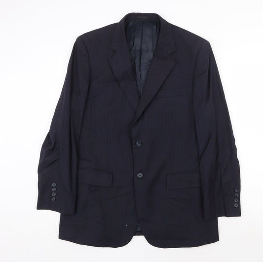 Mens UK Size 38 Brook Taverner Regular Blue Suit Jacket