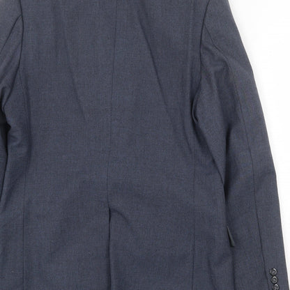 Peter Ranee's Mens Blue Wool Jacket Suit Jacket Size 42 Regular