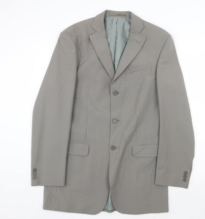 Mens UK Size 38 Marks and Spencer Regular Grey Suit Jacket