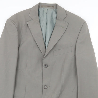 Mens UK Size 38 Marks and Spencer Regular Grey Suit Jacket