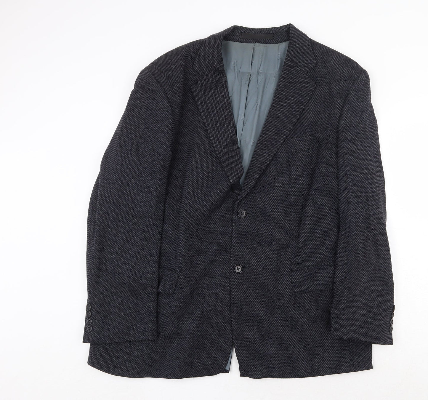 Mens UK Size 44 Marks and Spencer Regular Blue Suit Jacket