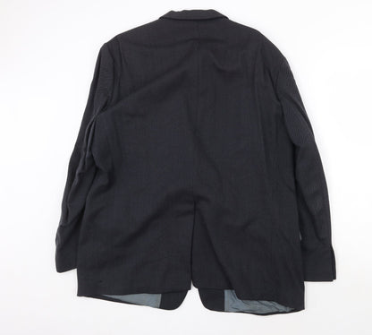 Mens UK Size 44 Marks and Spencer Regular Blue Suit Jacket