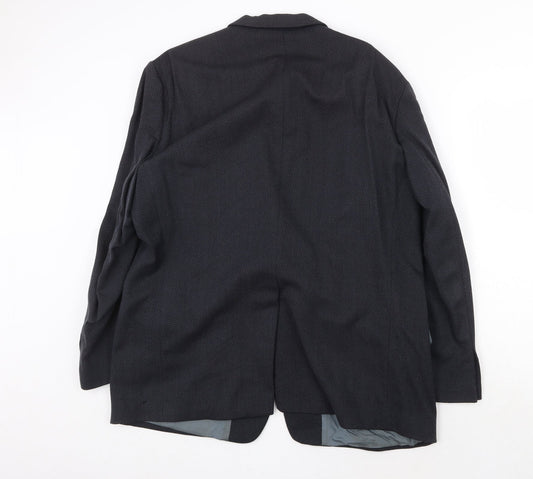 Mens UK Size 44 Marks and Spencer Regular Blue Suit Jacket
