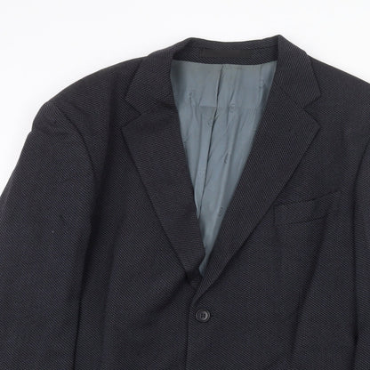 Mens UK Size 44 Marks and Spencer Regular Blue Suit Jacket