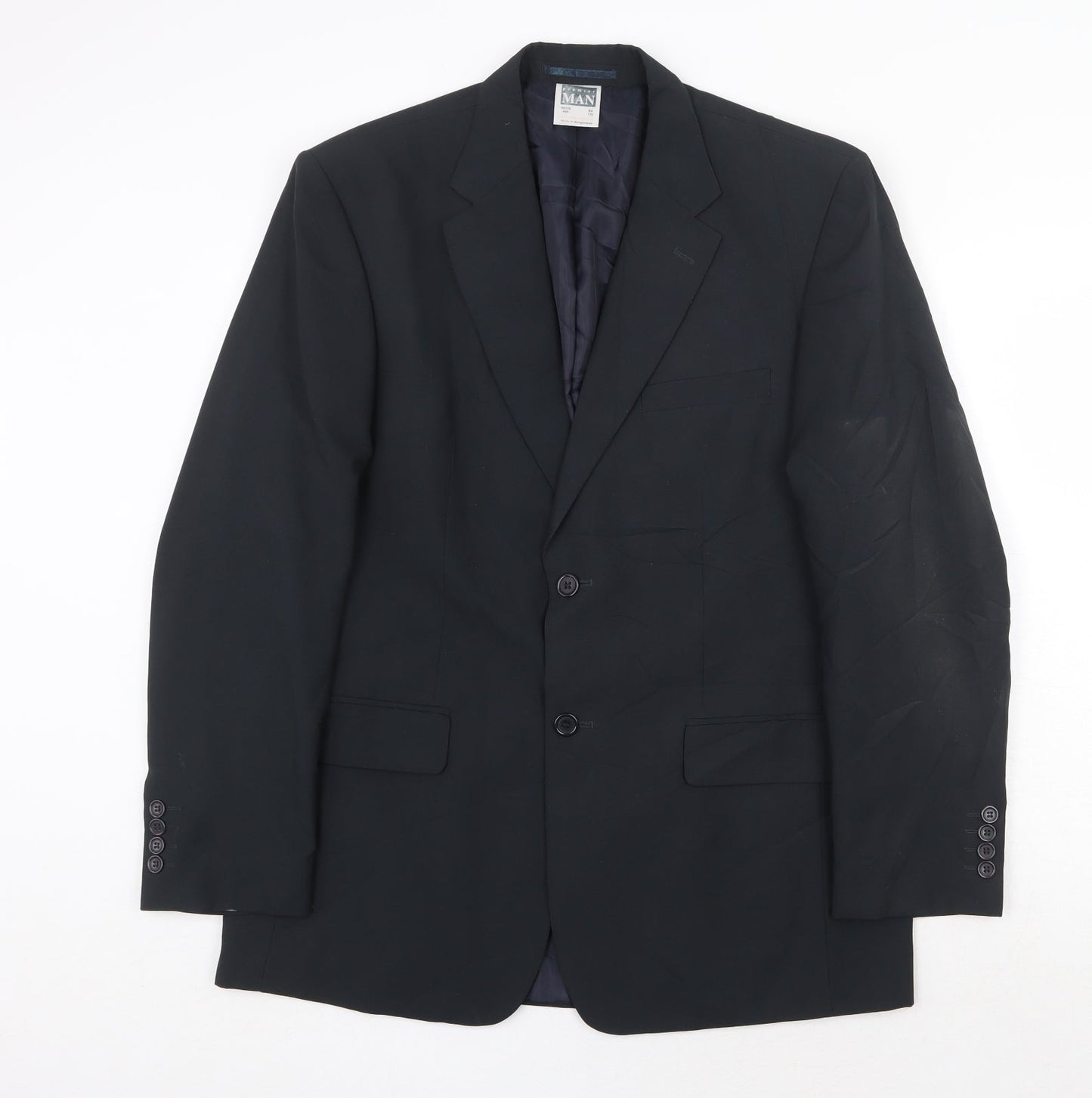 Mens UK Size 40 Premier Man Regular Grey Suit Jacket