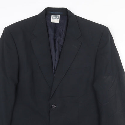 Mens UK Size 40 Premier Man Regular Grey Suit Jacket