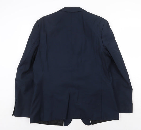 Mens UK Size 44 Red Herring Regular Blue Suit Jacket