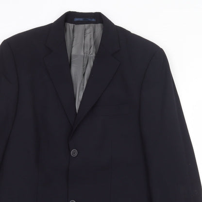 Mens UK Size 38 Tom English Regular Blue Suit Jacket