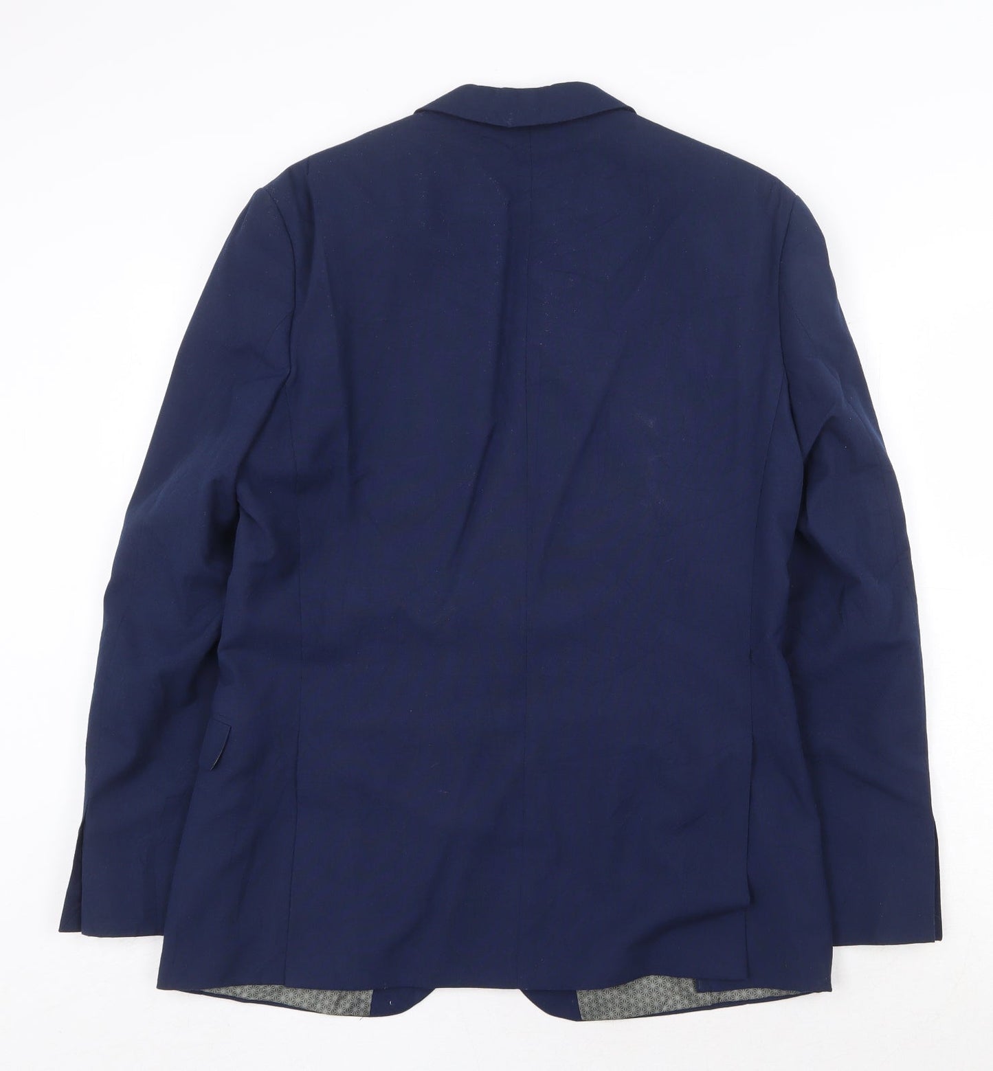 Mens UK Size 40 Limehaus Regular Blue Suit Jacket