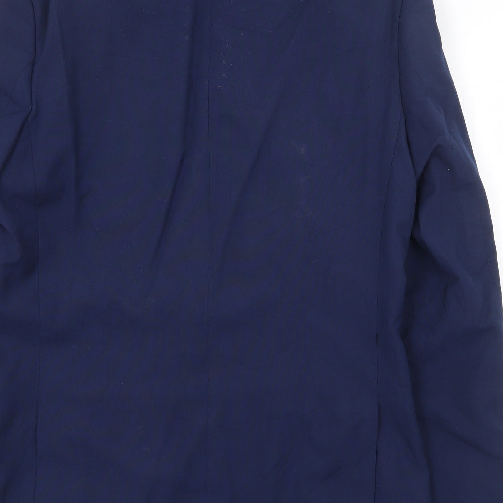 Mens UK Size 40 Limehaus Regular Blue Suit Jacket