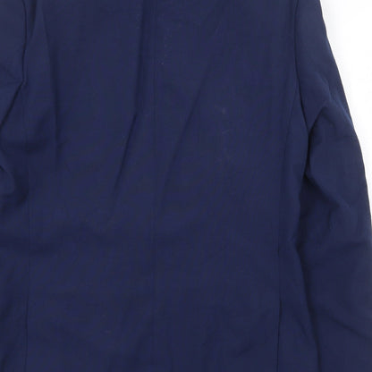 Mens UK Size 40 Limehaus Regular Blue Suit Jacket
