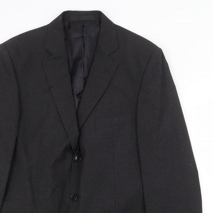 Mens UK Size 40 Marks and Spencer Regular Grey Suit Jacket