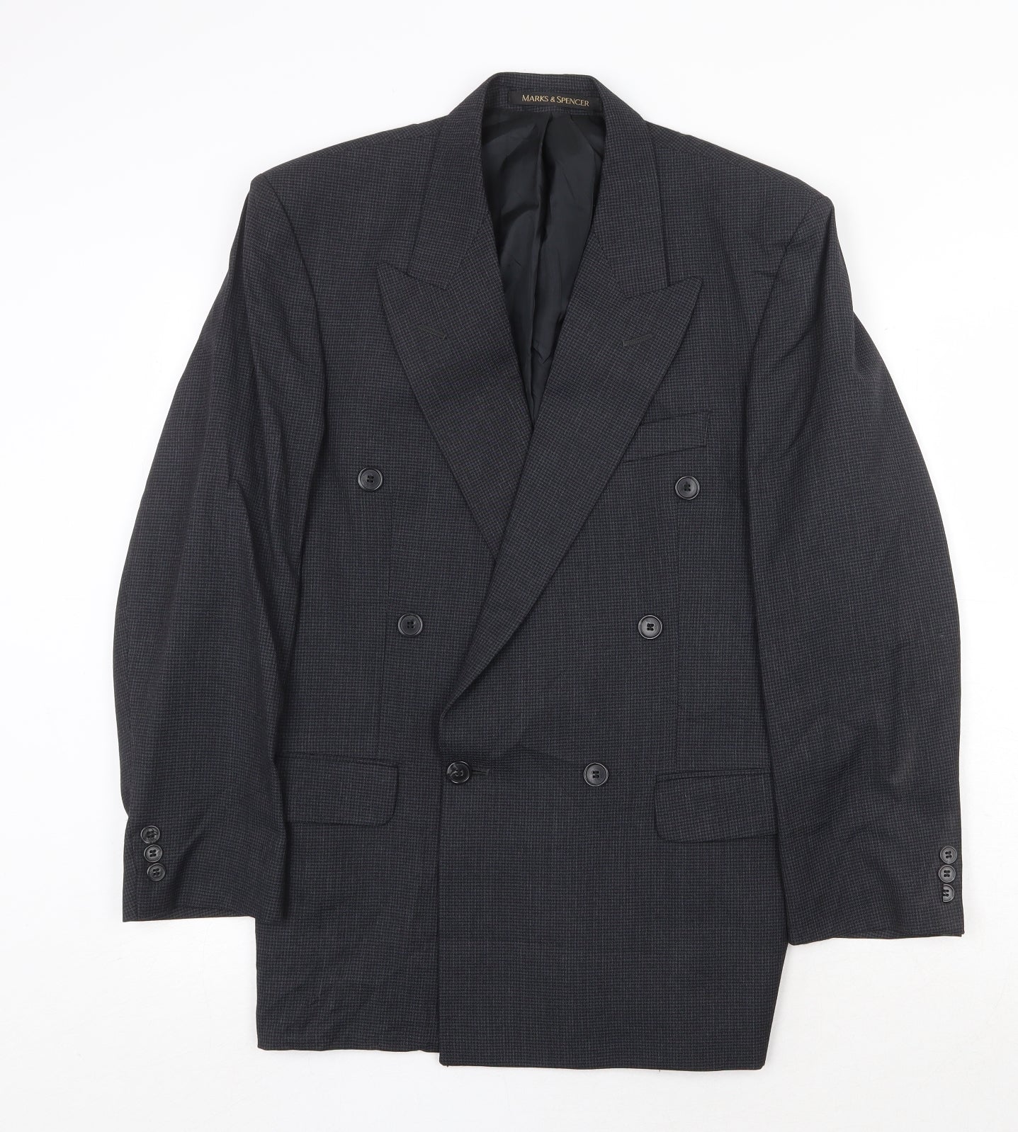 Mens UK Size 38 Marks and Spencer Regular Grey Suit Jacket