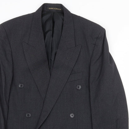 Mens UK Size 38 Marks and Spencer Regular Grey Suit Jacket