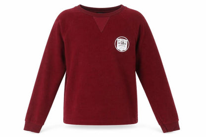 M&Co Girls Red Cotton Pullover Sweatshirt Size 13 Years Pullover