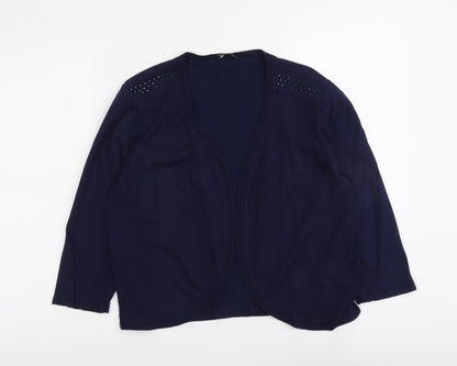 Womens UK Size M Casamia Blue Cardigan Jumper