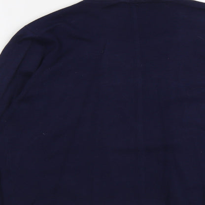 Womens UK Size M Casamia Blue Cardigan Jumper
