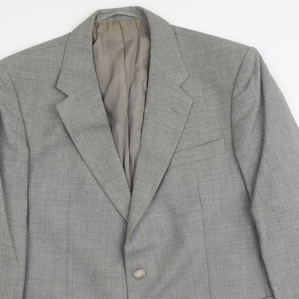Mens UK Size L Marks and Spencer Regular Grey Suit Jacket