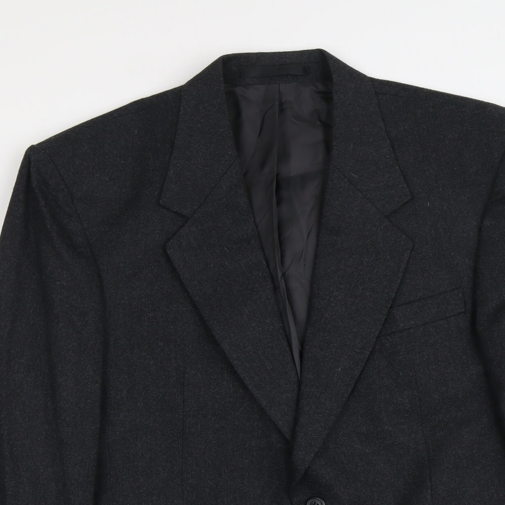 Mens UK Size M Debenhams Regular Grey Suit Jacket