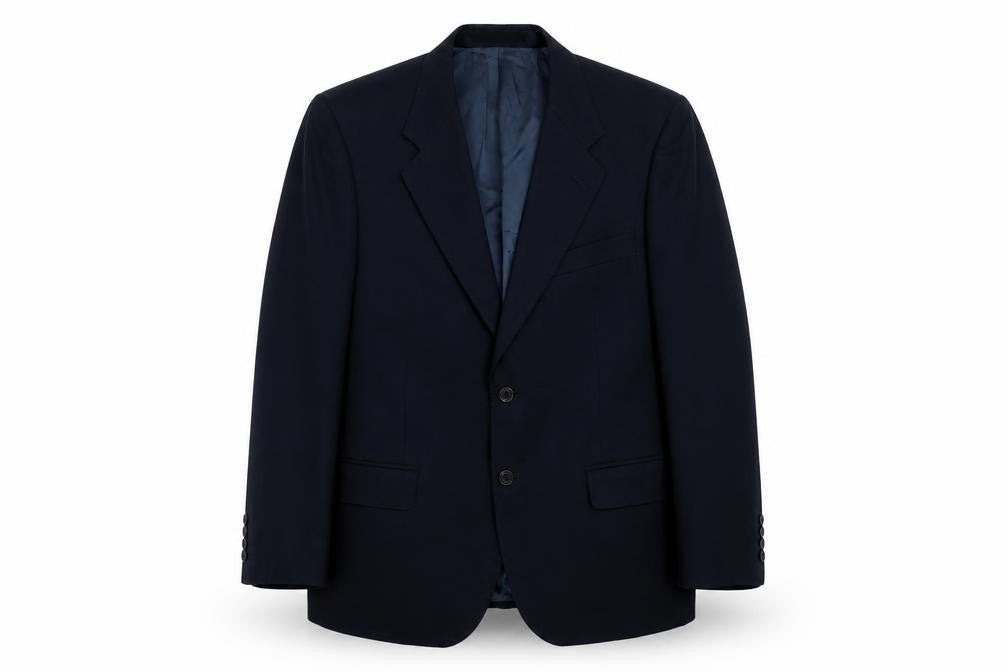 Marks and Spencer Mens Blue Wool Jacket Suit Jacket Size M Regular