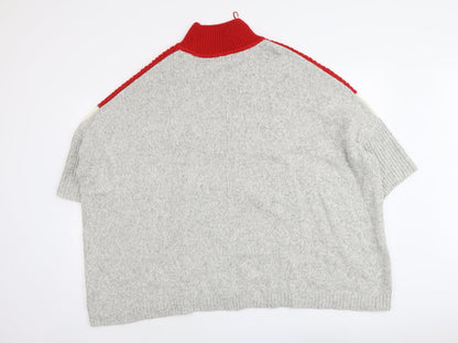 Womens UK Size M Marks and Spencer Grey Pullover Jumper
