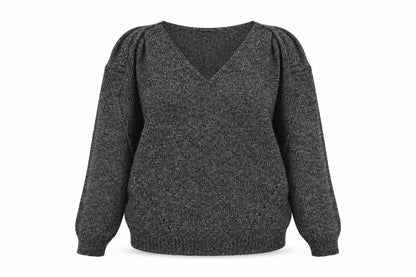 Womens UK Size 8 River Island Silver Pullover Jumper