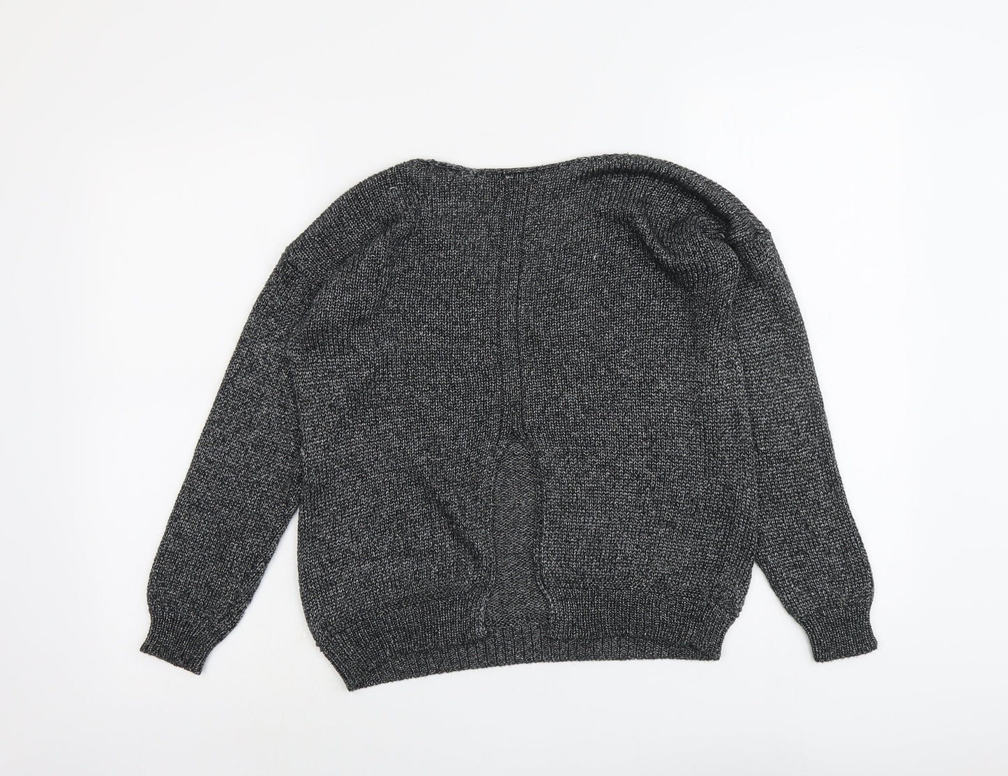 Womens UK Size 8 River Island Silver Pullover Jumper