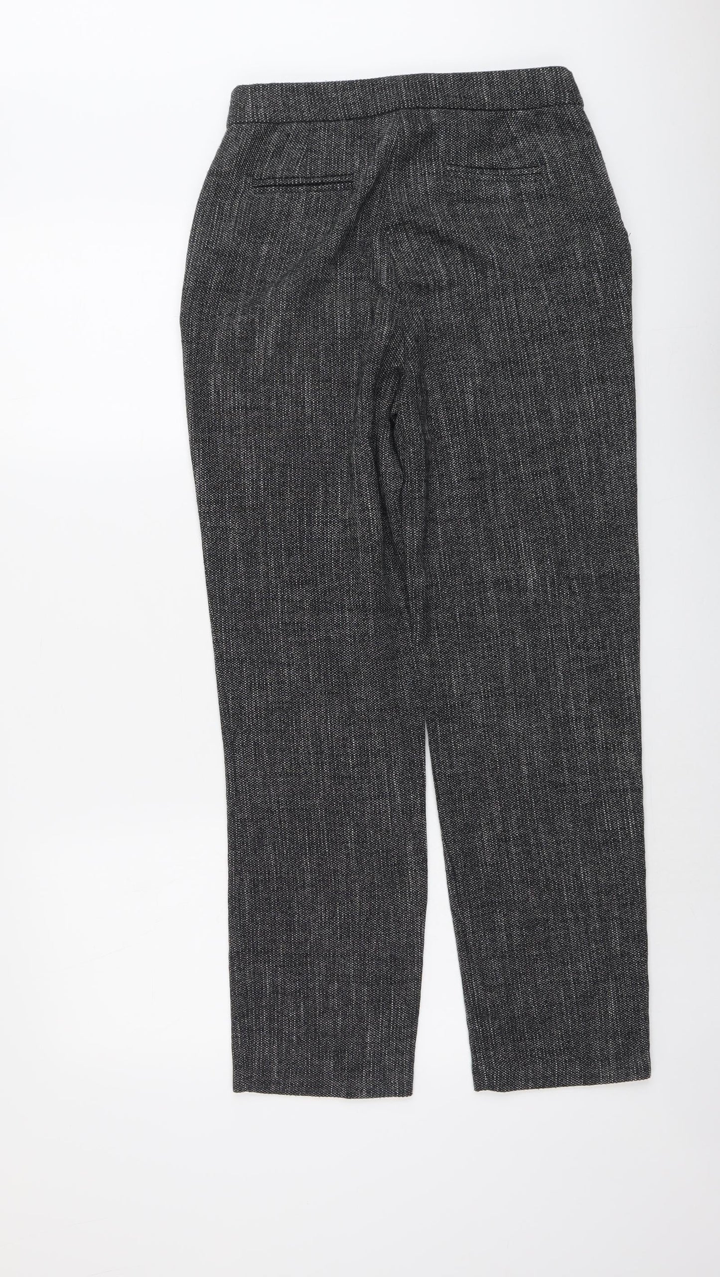 Womens UK Size 8 Marks and Spencer Regular Fit Dress Pants Grey Trousers