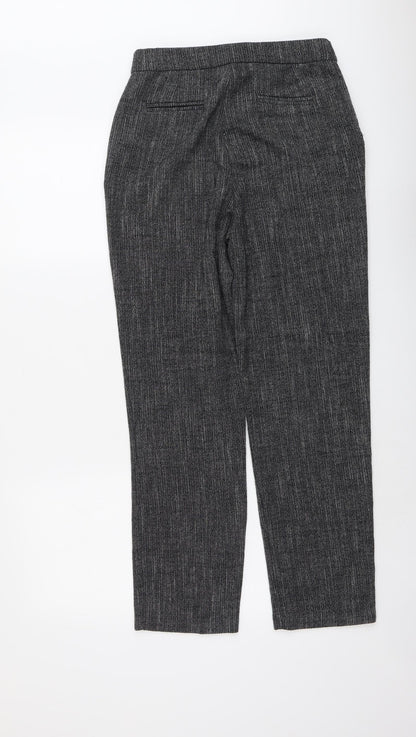 Womens UK Size 8 Marks and Spencer Regular Fit Dress Pants Grey Trousers