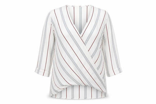 Womens UK Size 10 Atmosphere White Basic Blouse