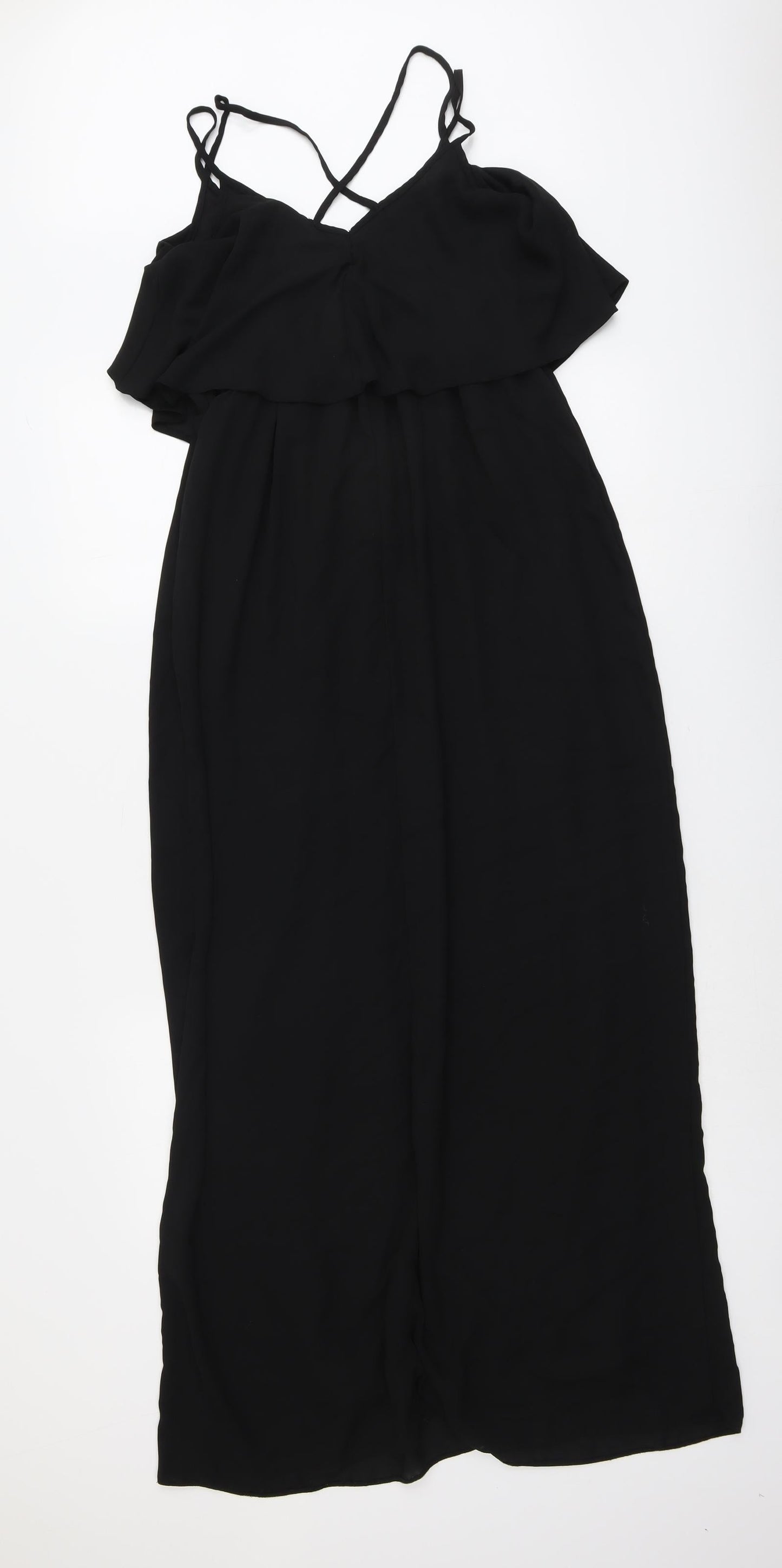 Carmel Clothing Womens Black Polyester Trapeze & Swing Size 10 V-Neck Pullover