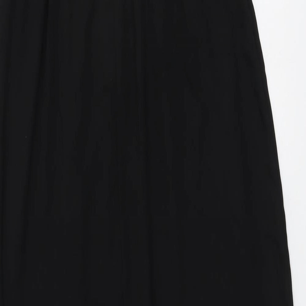 Carmel Clothing Womens Black Polyester Trapeze & Swing Size 10 V-Neck Pullover