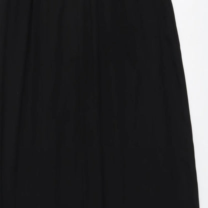 Carmel Clothing Womens Black Polyester Trapeze & Swing Size 10 V-Neck Pullover