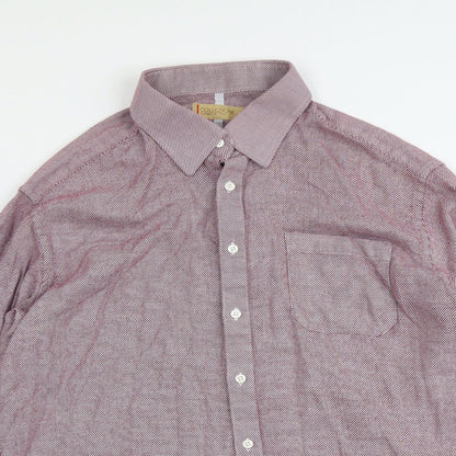 Mens UK Size 18.5 Collezione Pink  Button-Up Long Sleeve Casual Shirt