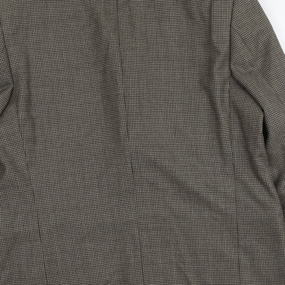 Mens UK Size L Debenhams Regular Beige Suit Jacket