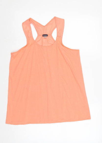 Womens UK Size 14 ESMARA Pink Basic Tank
