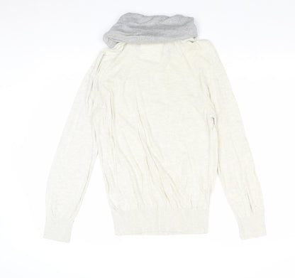 Womens UK Size XS Matalan Beige Pullover Jumper