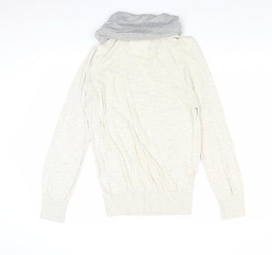 Womens UK Size XS Matalan Beige Pullover Jumper