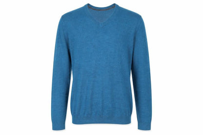Mens UK Size S M&Co Blue Pullover Jumper