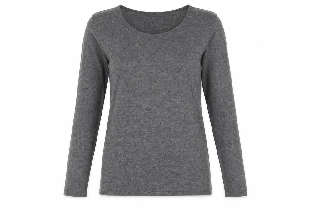 Womens UK Size S QED London Grey Basic Blouse