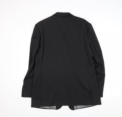Mens UK Size 44 Karl Jackson Regular Black Suit Jacket