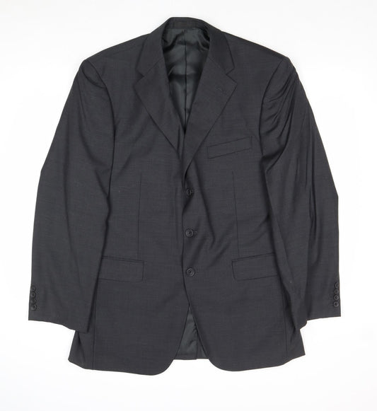 Mens UK Size 42 Butler & Webb Regular Grey Suit Jacket