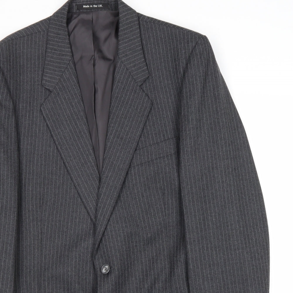 Mens UK Size 40 Marks and Regular Grey Suit Jacket