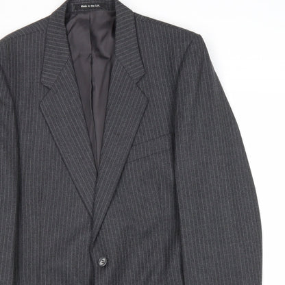 Mens UK Size 40 Marks and Regular Grey Suit Jacket