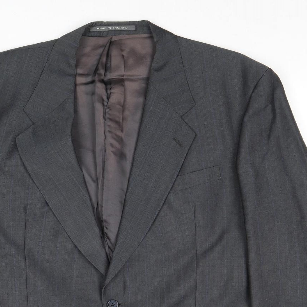Mens UK Size 44 THE LABEL Regular Grey Suit Jacket