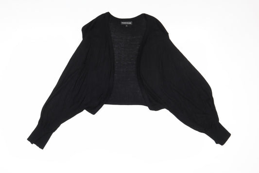 Womens UK Size 14 Warehouse Black Cardigan Jumper