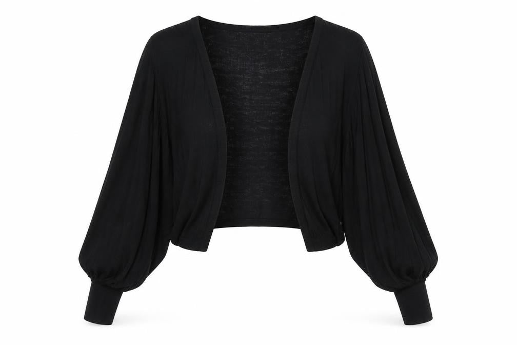 Womens UK Size 14 Warehouse Black Cardigan Jumper