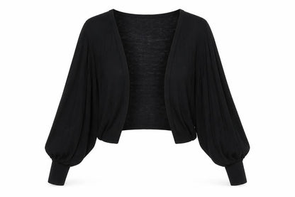Womens UK Size 14 Warehouse Black Cardigan Jumper
