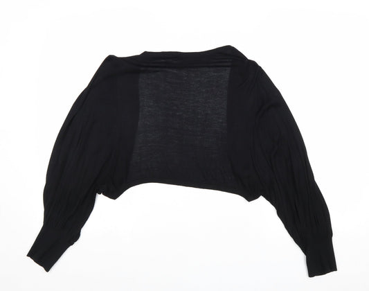 Womens UK Size 14 Warehouse Black Cardigan Jumper